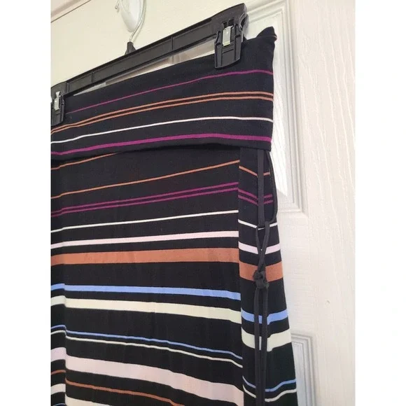 White House Black Market Convertible Dress Fold Over Waist Maxi Skirt Size S - Picture 4 of 12